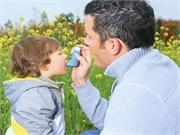 The prevalence of asthma is about 10 percent higher for children with versus those without a disability